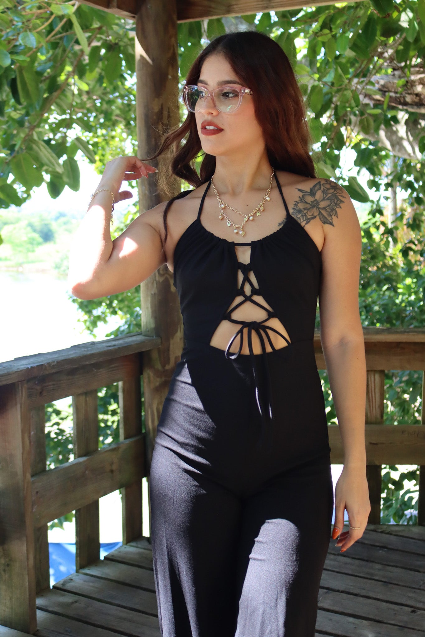 "Sophia" Jumpsuit - Black