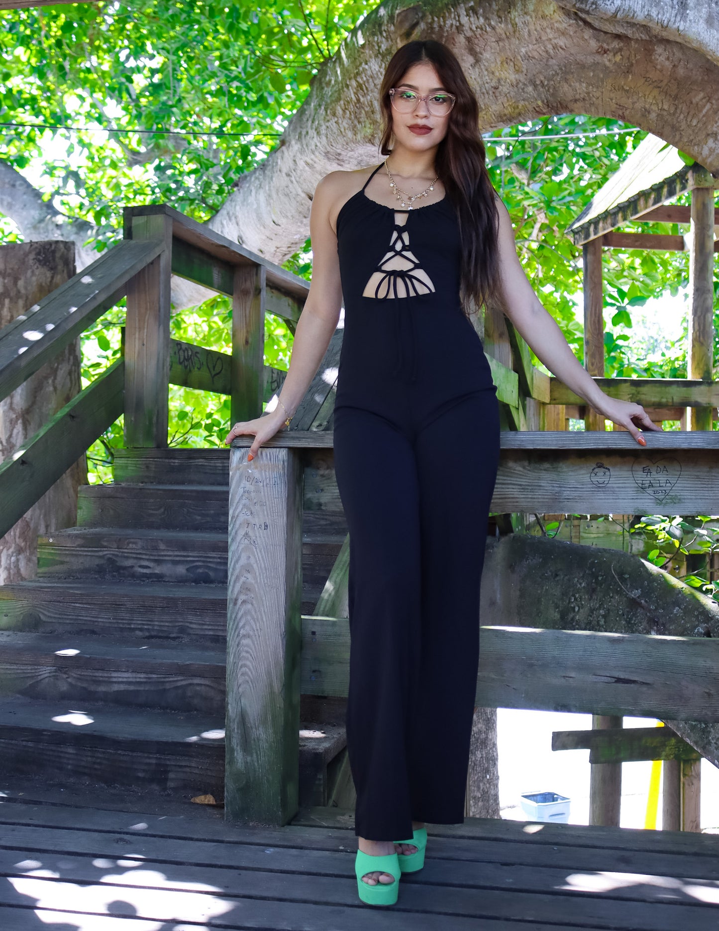 "Sophia" Jumpsuit - Black